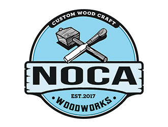 NOCA Woodworks logo design by Optimus