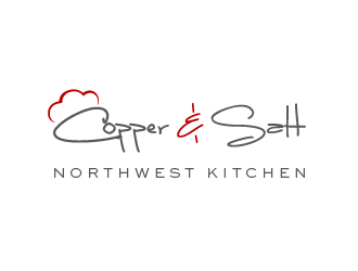 Copper & Salt Northwest Kitchen logo design by mmyousuf
