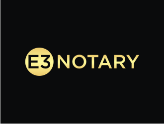 E3 Notary logo design by muda_belia