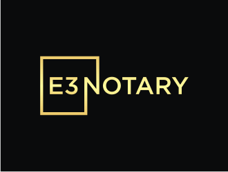 E3 Notary logo design by muda_belia