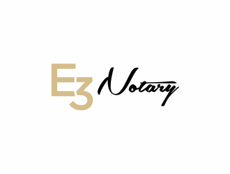 E3 Notary logo design by Zeratu