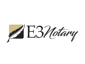 E3 Notary logo design by kunejo