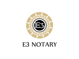 E3 Notary logo design by ramapea