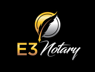 E3 Notary logo design by Sandip