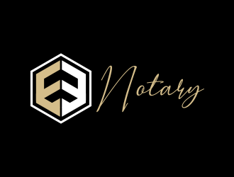 E3 Notary logo design by done