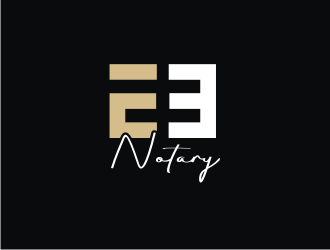 E3 Notary logo design by coco