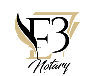 E3 Notary logo design by jaize