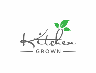 Kitchen Grown logo design by afra_art