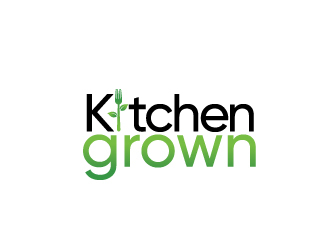 Kitchen Grown logo design by Erasedink