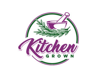 Kitchen Grown logo design by daywalker