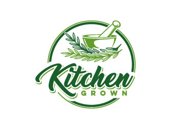 Kitchen Grown logo design by daywalker