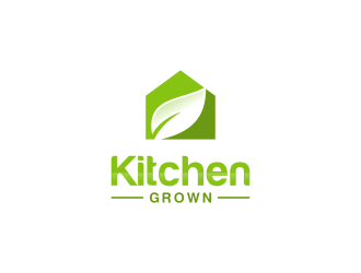 Kitchen Grown logo design by ubai popi