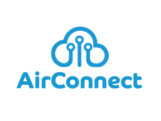 AirConnect logo design by AamirKhan