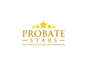 Probate Stars logo design by wongndeso