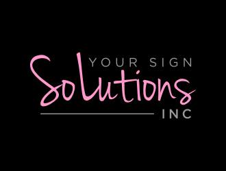 Your Sign Solutions Inc logo design by vostre