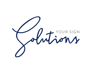 Your Sign Solutions Inc logo design by akilis13