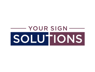 Your Sign Solutions Inc logo design by puthreeone