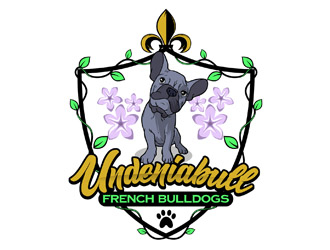 UNDENIABULL FRENCH BULLDOGS logo design by DreamLogoDesign