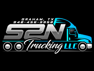 S2N Trucking LLC logo design by DreamLogoDesign