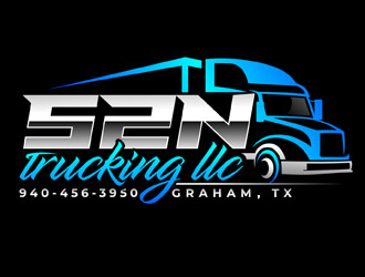 S2N Trucking LLC logo design by DreamLogoDesign