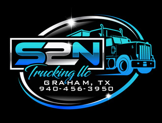 S2N Trucking LLC logo design by DreamLogoDesign