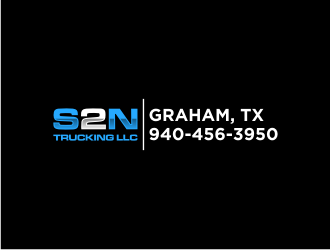 S2N Trucking LLC logo design by sodimejo