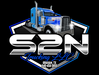S2N Trucking LLC logo design by AamirKhan
