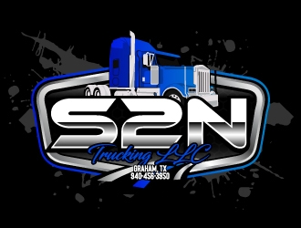 S2N Trucking LLC logo design by AamirKhan