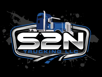 S2N Trucking LLC logo design by AamirKhan