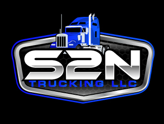 S2N Trucking LLC logo design by AamirKhan