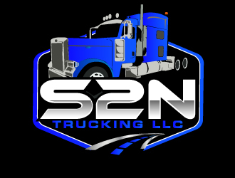S2N Trucking LLC logo design by AamirKhan