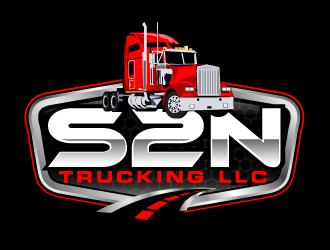 S2N Trucking LLC logo design by AamirKhan