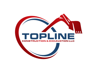 TOPLINE CONSTRUCTION & EXCAVATION LLC logo design by carman