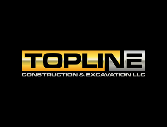 TOPLINE CONSTRUCTION & EXCAVATION LLC logo design by RIANW