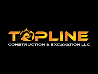 TOPLINE CONSTRUCTION & EXCAVATION LLC logo design by javaz