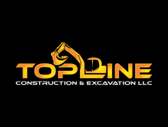 TOPLINE CONSTRUCTION & EXCAVATION LLC logo design by javaz