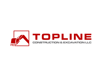 TOPLINE CONSTRUCTION & EXCAVATION LLC logo design by kaylee