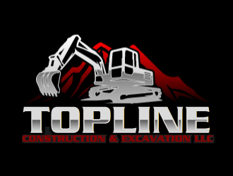 TOPLINE CONSTRUCTION & EXCAVATION LLC logo design by AamirKhan