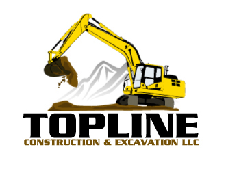 TOPLINE CONSTRUCTION & EXCAVATION LLC logo design by AamirKhan
