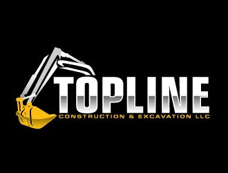 TOPLINE CONSTRUCTION & EXCAVATION LLC logo design by AamirKhan