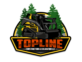 TOPLINE CONSTRUCTION & EXCAVATION LLC logo design by AamirKhan
