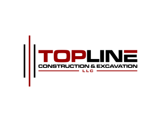 TOPLINE CONSTRUCTION & EXCAVATION LLC logo design by p0peye