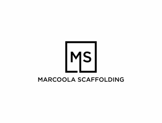 Marcoola Scaffolding  logo design by eagerly