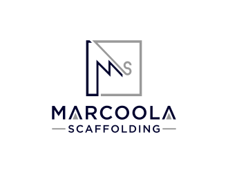 Marcoola Scaffolding  logo design by tukang ngopi