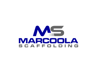 Marcoola Scaffolding  logo design by luckyprasetyo