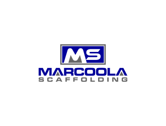 Marcoola Scaffolding  logo design by luckyprasetyo