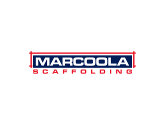 Marcoola Scaffolding  logo design by luckyprasetyo