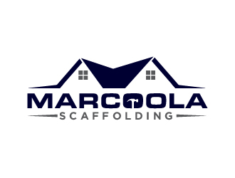 Marcoola Scaffolding  logo design by Farencia