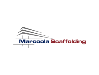 Marcoola Scaffolding  logo design by luckyprasetyo