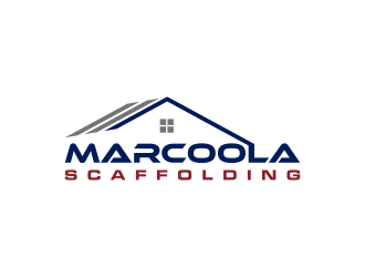 Marcoola Scaffolding  logo design by luckyprasetyo